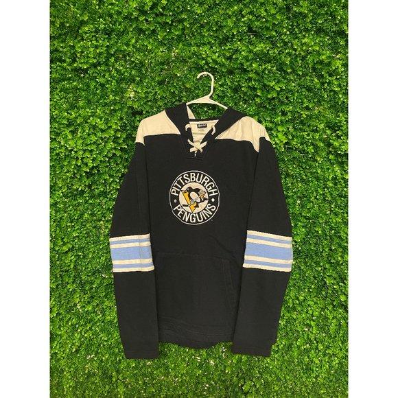 Vintage Acid Wash Pittsburgh Pirates Hoodie, Adult Mens XL, NHL Hockey, Reworked - Picture 1 of 2